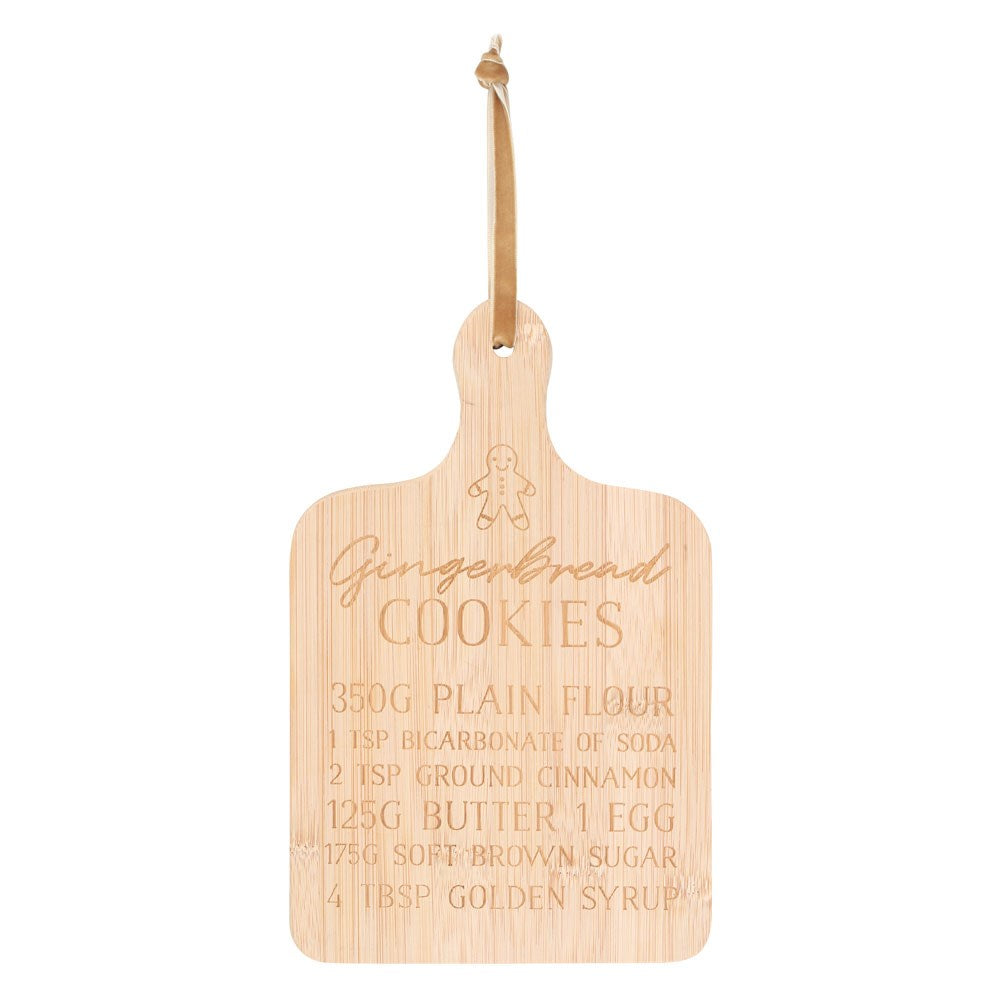 View Gingerbread Cookies Bamboo Serving Board information