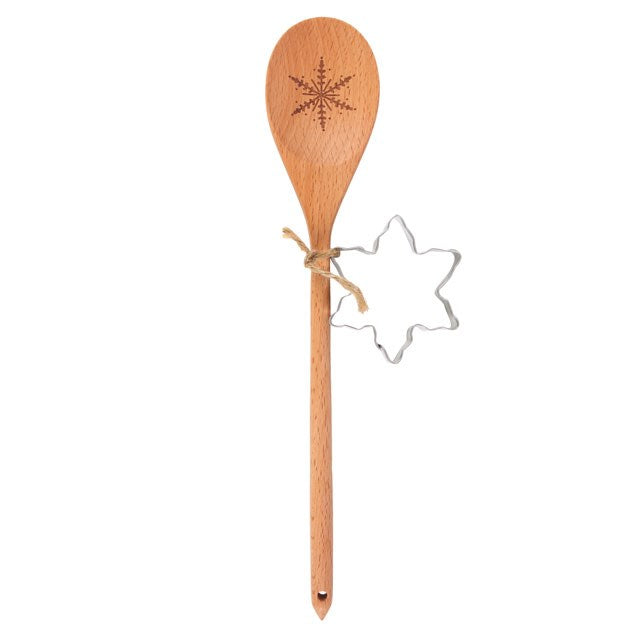 View Snowflake Wooden Spoon Baking Set information