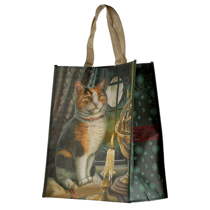 View Lisa Parker Adventure Awaits Cat Design Durable Reusable Shopping Bag information