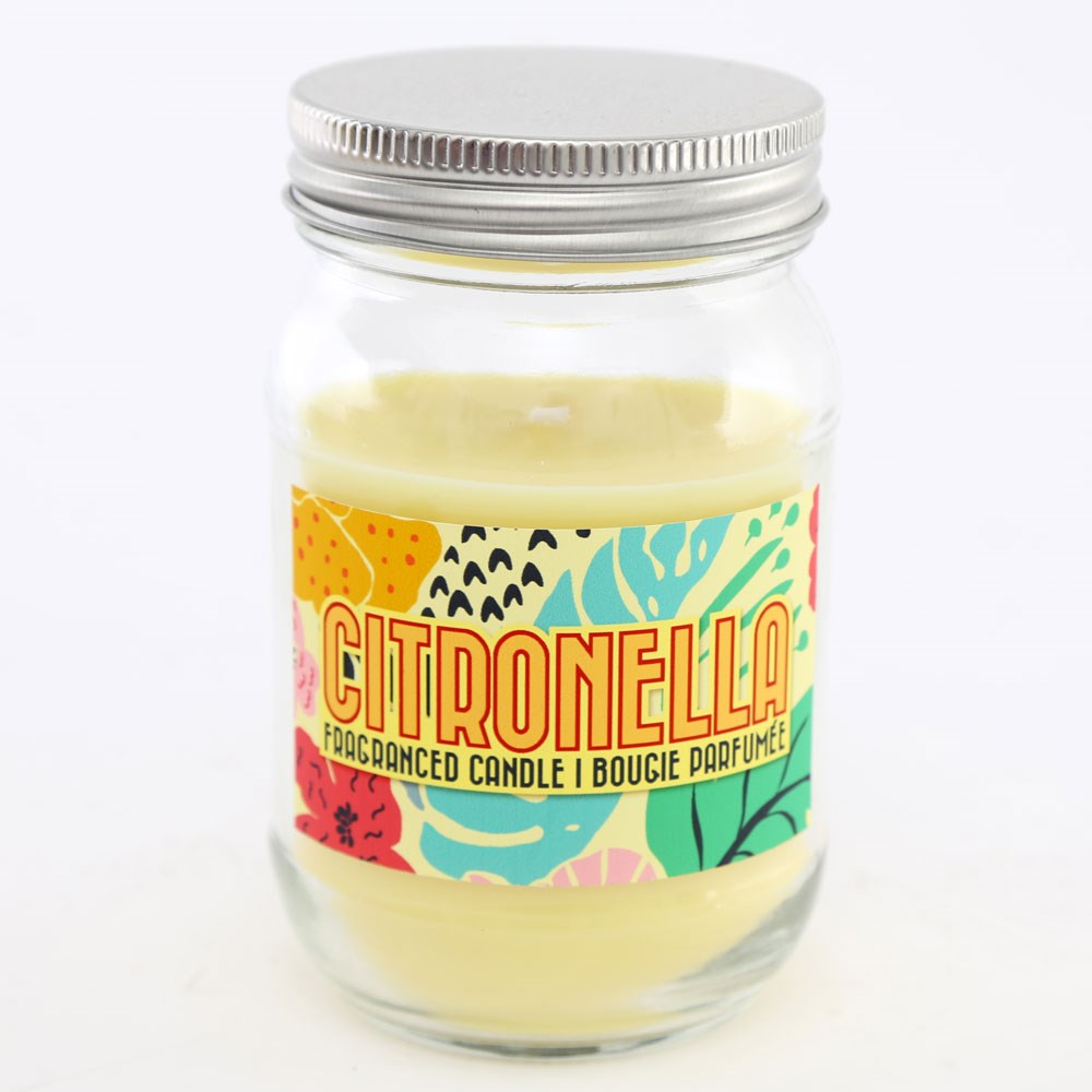 View 12cm Citronella Mason Jar Candle information