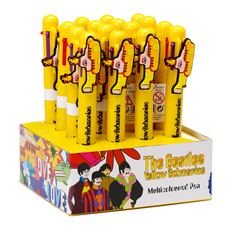 View Multi Colour Pen 6 Colours The Beatles Yellow Submarine information