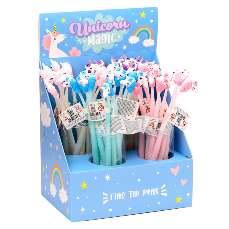 View Fine Tip Pen with Topper Unicorn Magic information