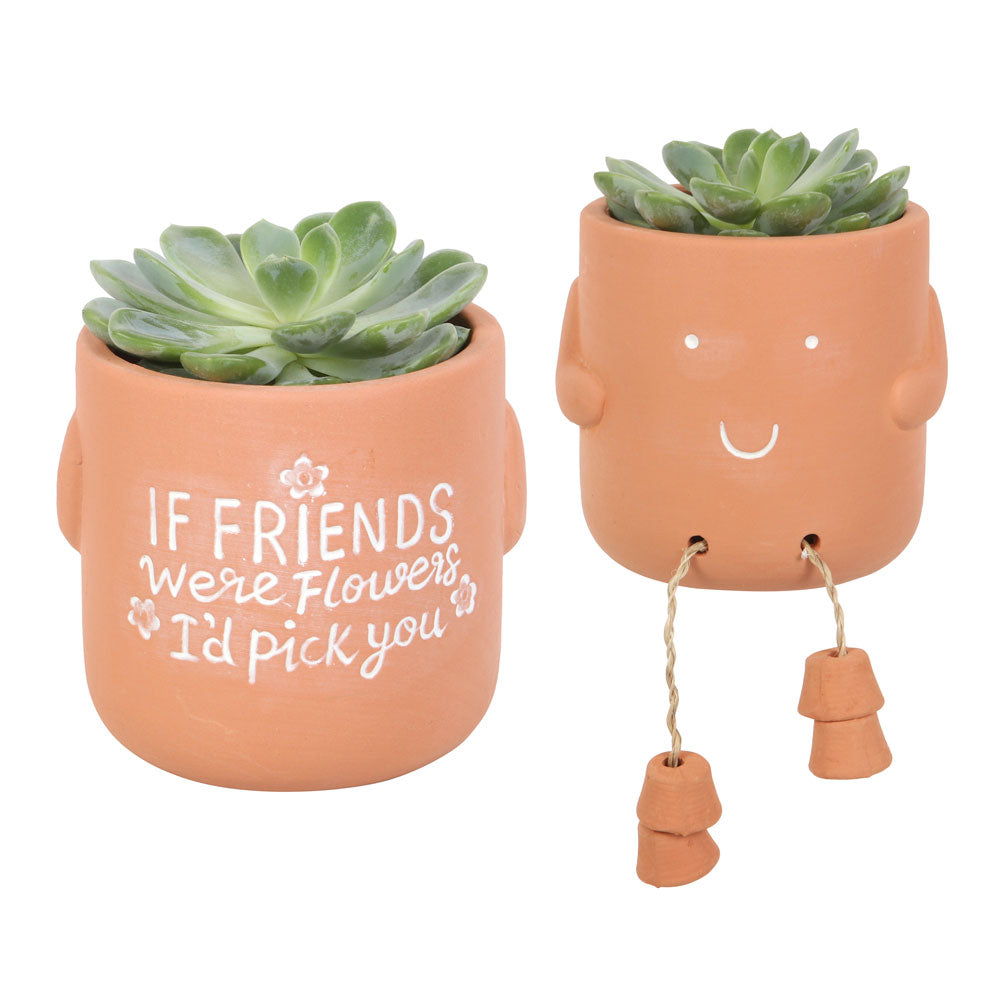 View If Friends Were Flowers Sitting Plant Pot Pal information