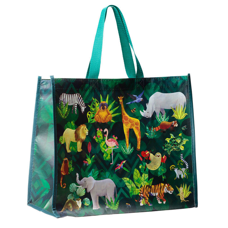 View Recycled RPET Reusable Shopping Bag Animal Kingdom information