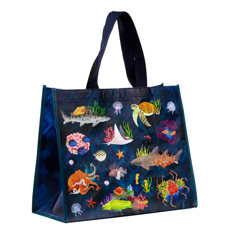 View Recycled RPET Reusable Shopping Bag Marine Kingdom information