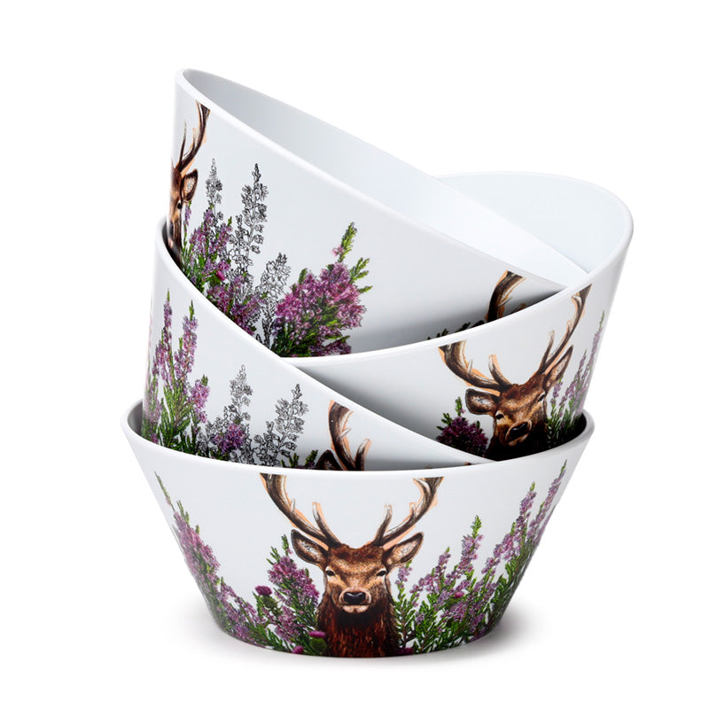 View Recycled RPET Set of 4 Picnic Bowls Wild Stag information