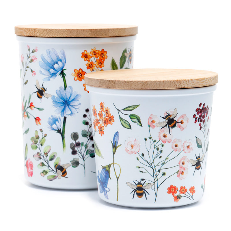 View Recycled RPET Set of 2 Storage Jars SM Nectar Meadows information