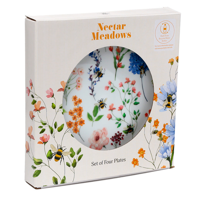 View Recycled RPET Set of 4 Picnic Plates Nectar Meadows information