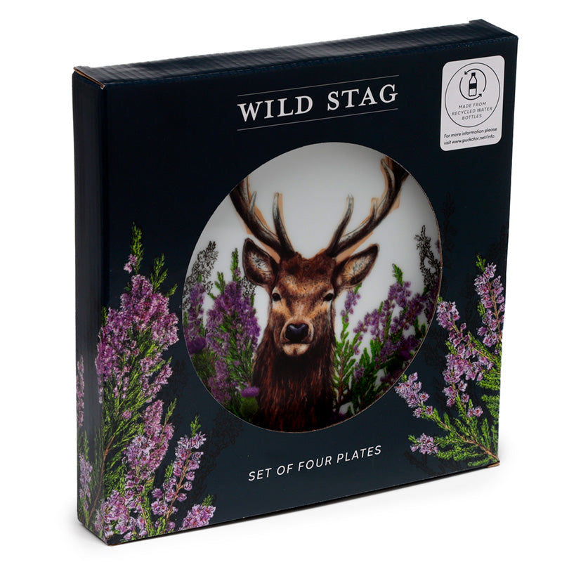 View Recycled RPET Set of 4 Picnic Plates Wild Stag information