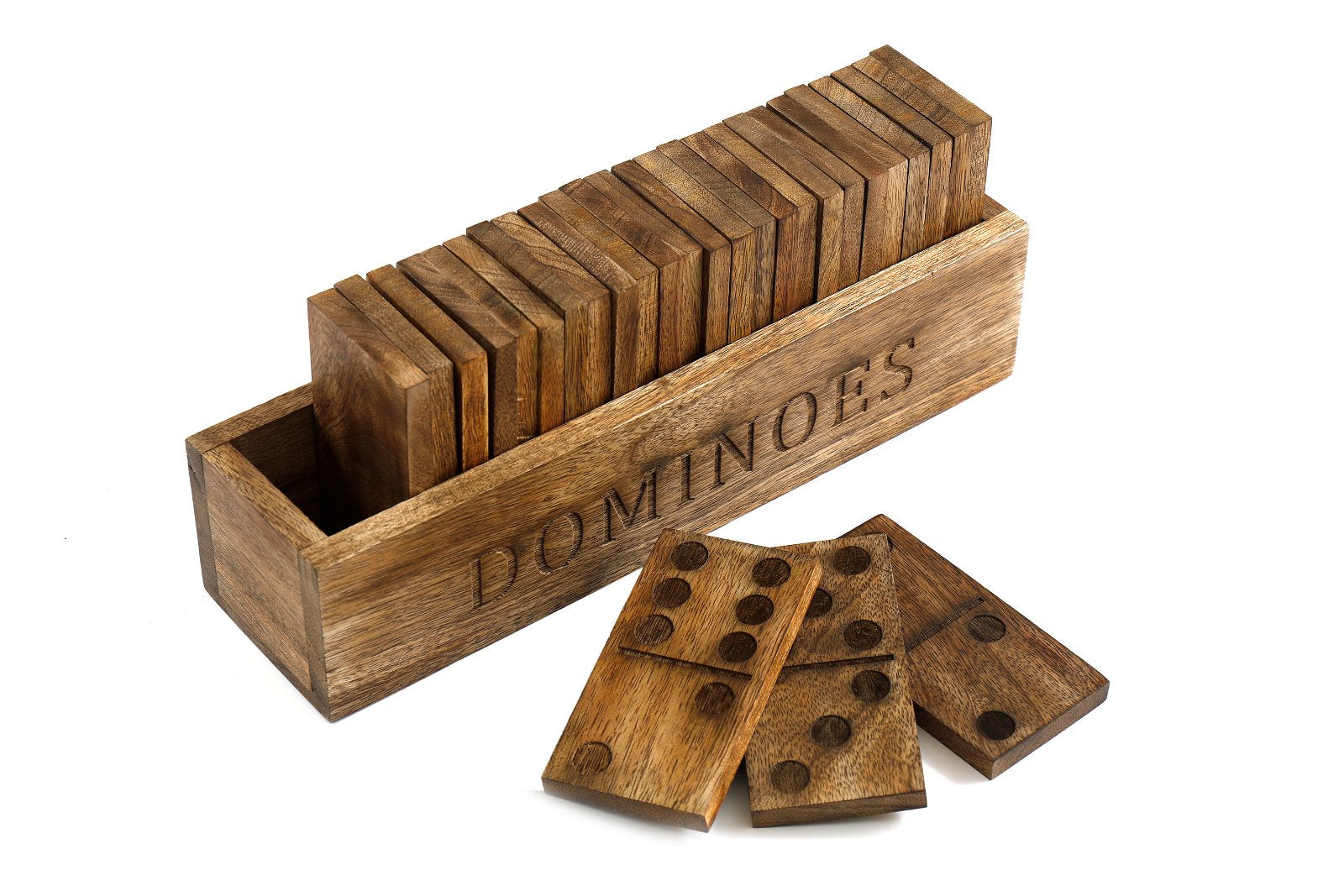 View Large Wooden Dominoes Set 28cm information