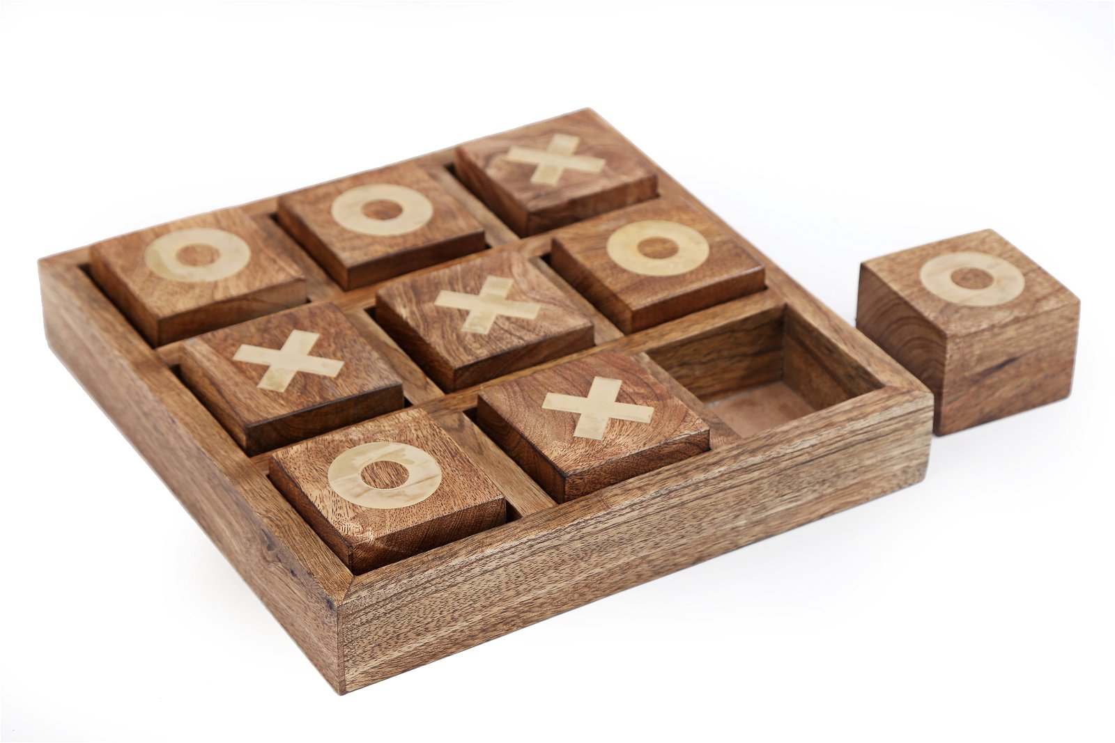 View Wooden Tic Tac Toe Game 24cm information