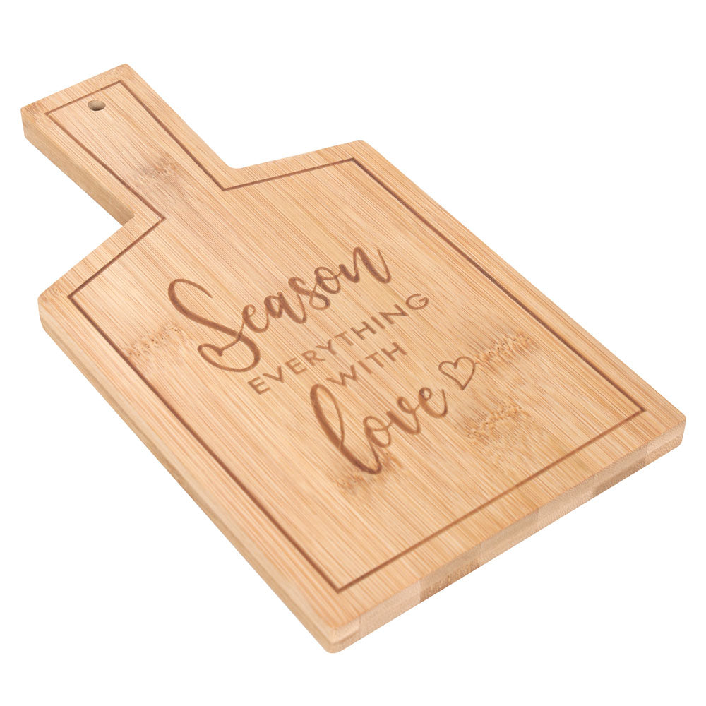 View Season Everything with Love Bamboo Serving Board information