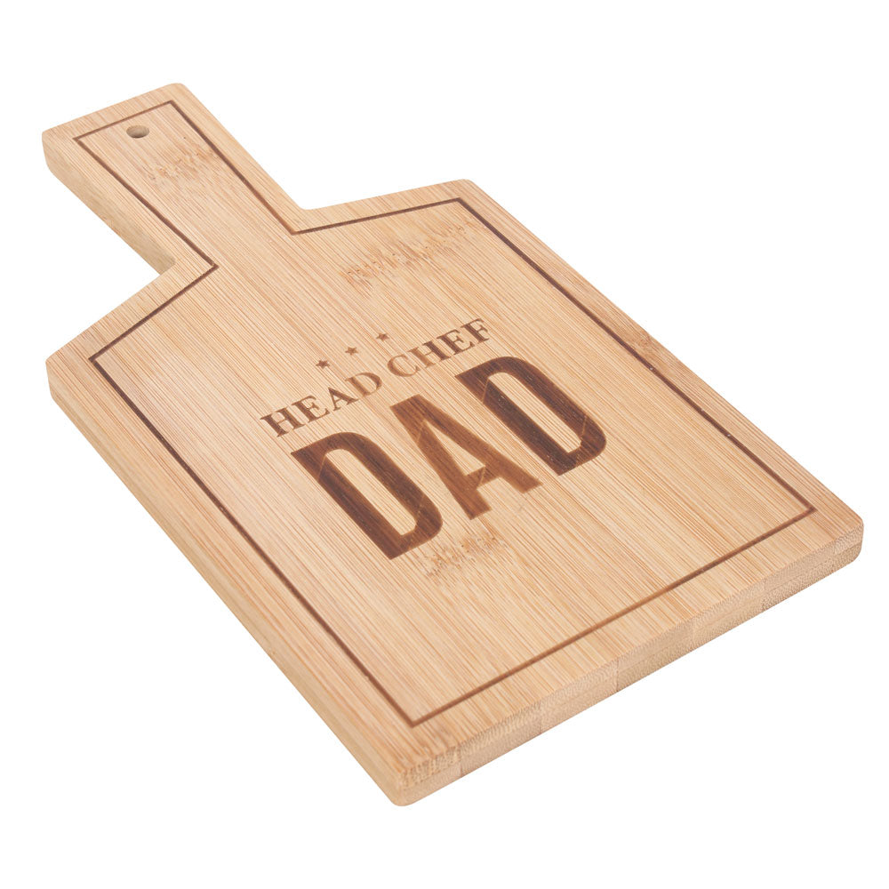 View Head Chef Dad Bamboo Serving Board information