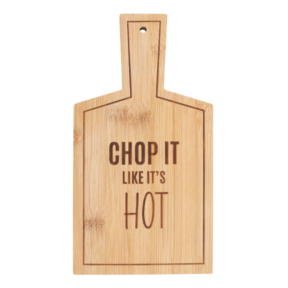 View Chop It Like Its Hot Bamboo Serving Board information