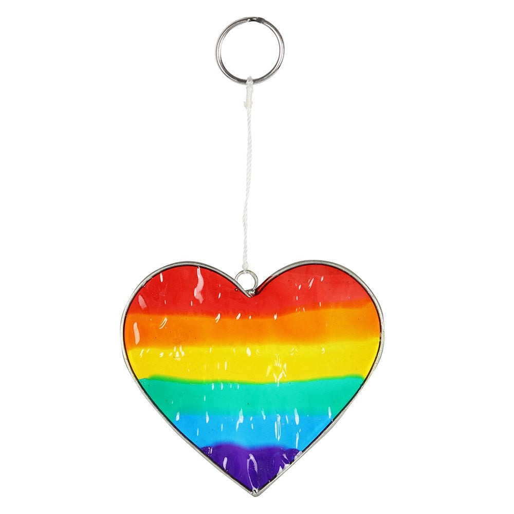 View Rainbow Heart Suncatcher information