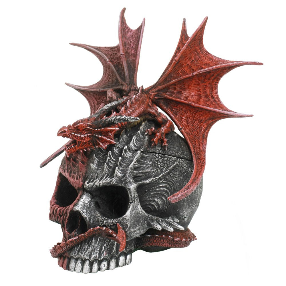 View Serpent Infection Lidded Skull Ornament by Spiral Direct information