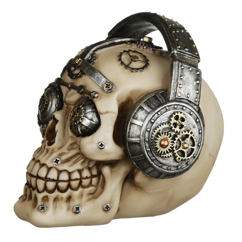 View Fantasy Steampunk Skull Ornament Headphones information