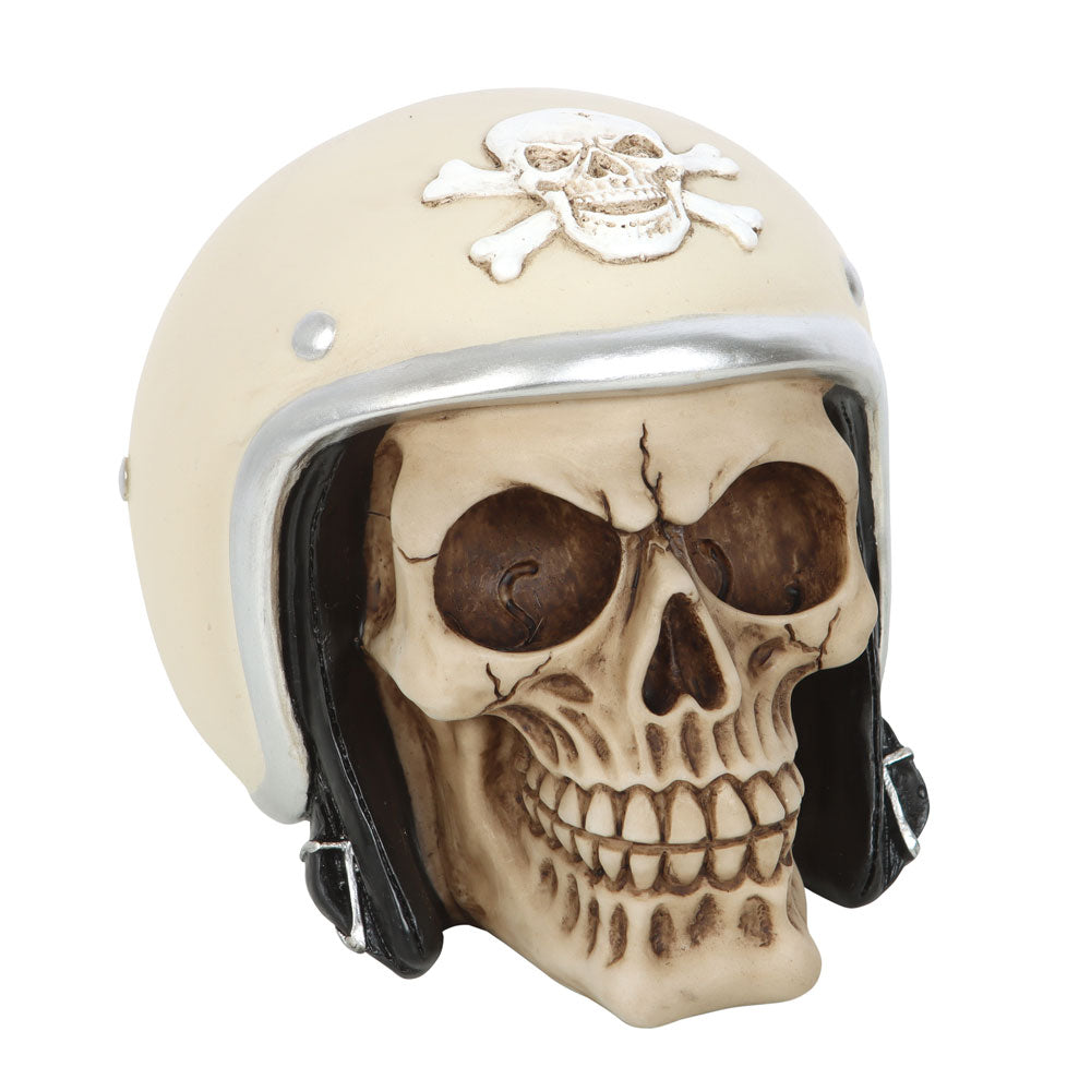 View Skull Ornament with Helmet information