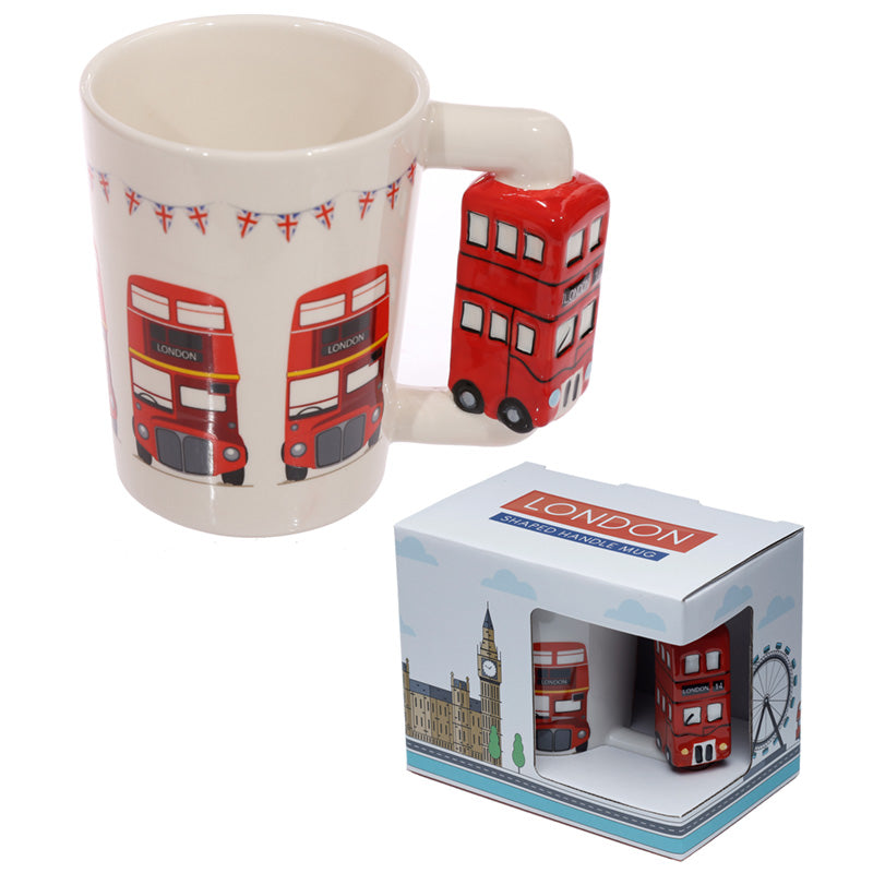 View Novelty Ceramic Mug with London Bus Handle information