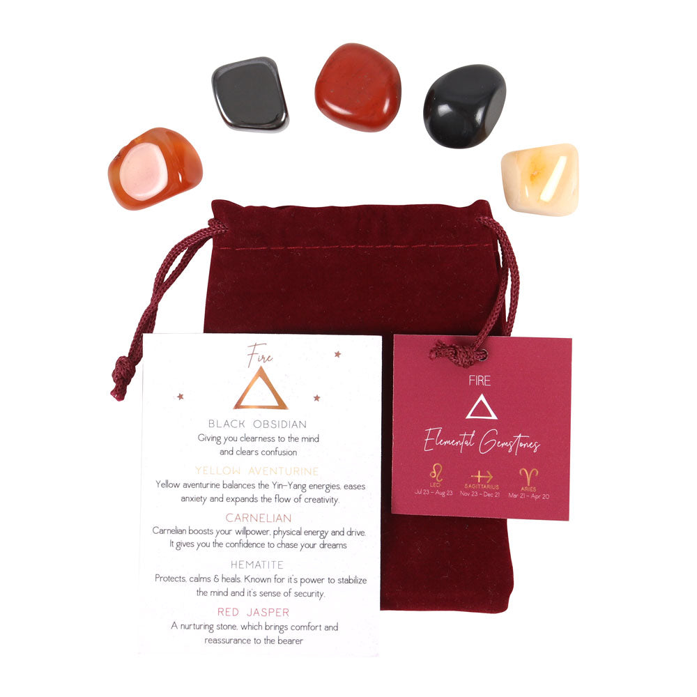 View Fire Element Tumble Gemstone Set information