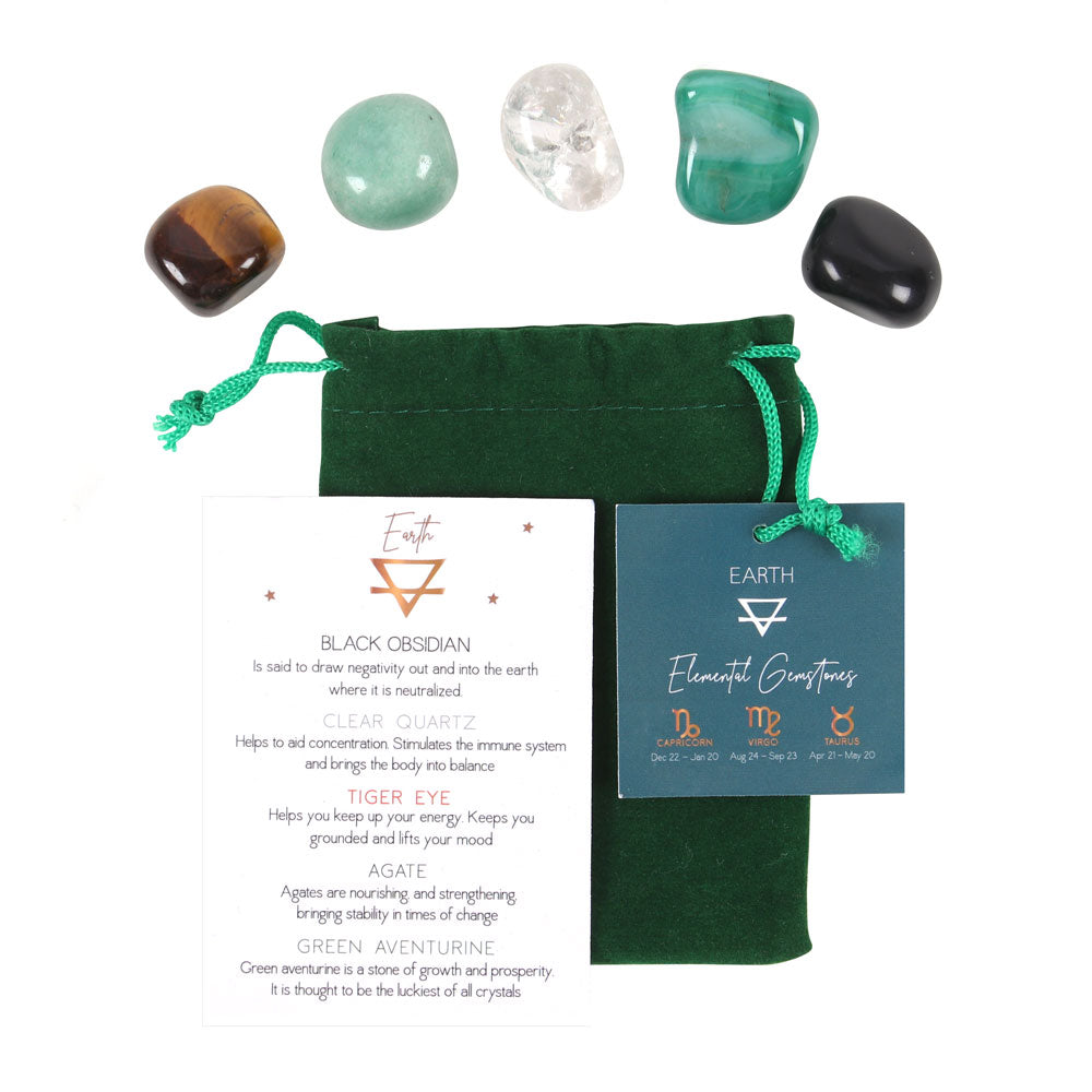 View Earth Element Tumble Gemstone Set information