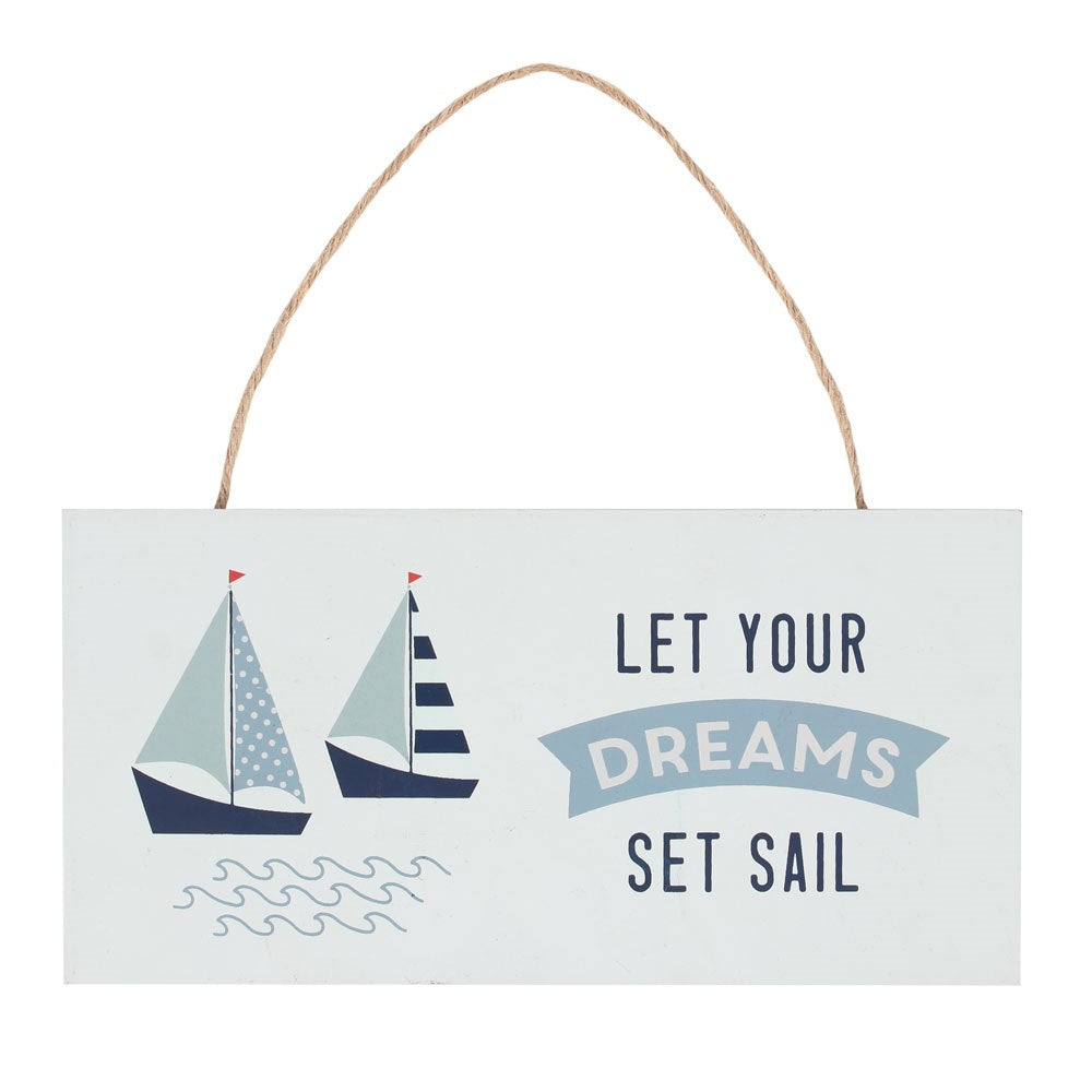 View Set Sail Hanging Sign information