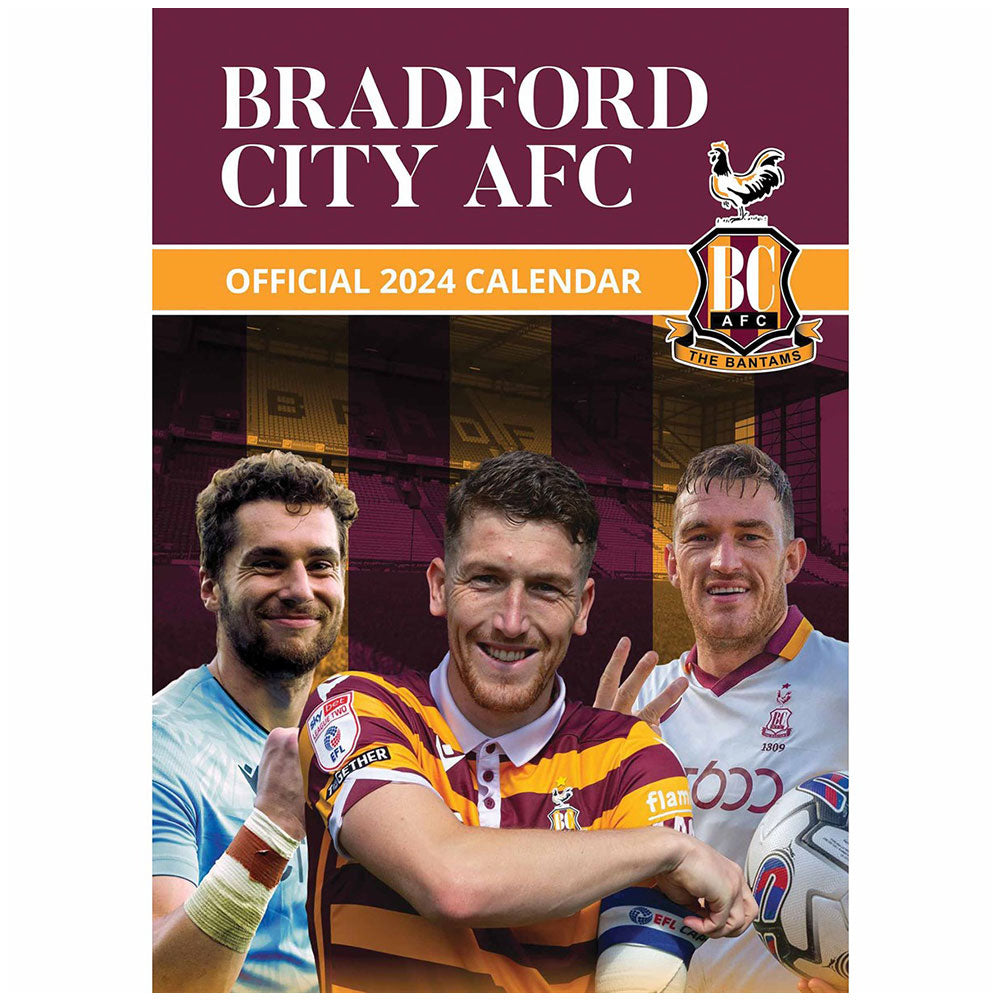 View Bradford City AFC A3 Calendar 2024 information