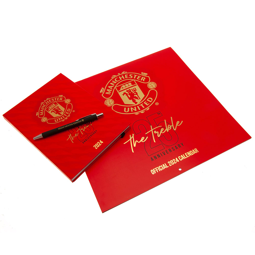 View Manchester United FC Calendar Diary Musical Gift Box 2024 information