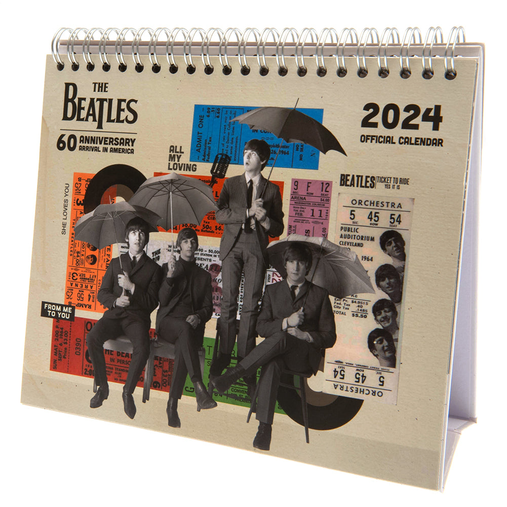 View The Beatles Desktop Calendar 2024 information