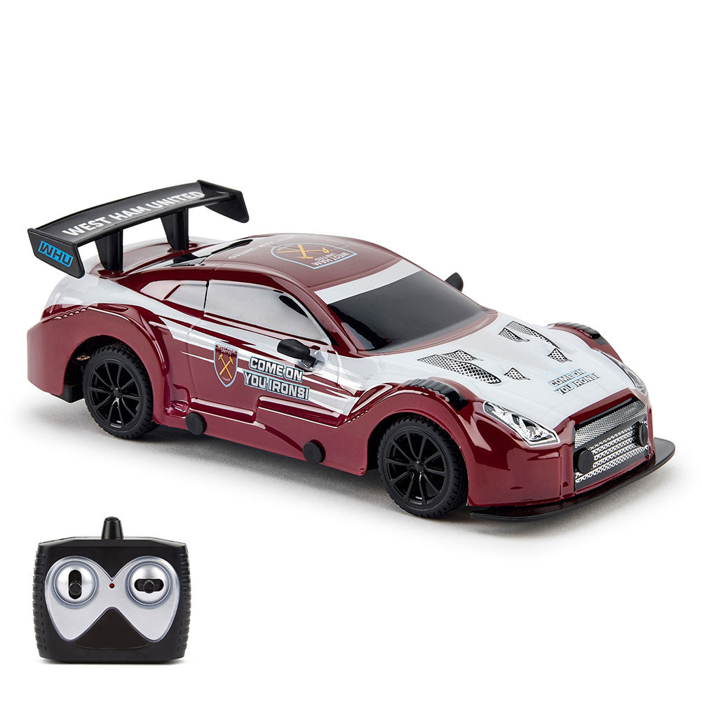 View West Ham United FC Radio Control Sportscar 124 Scale information