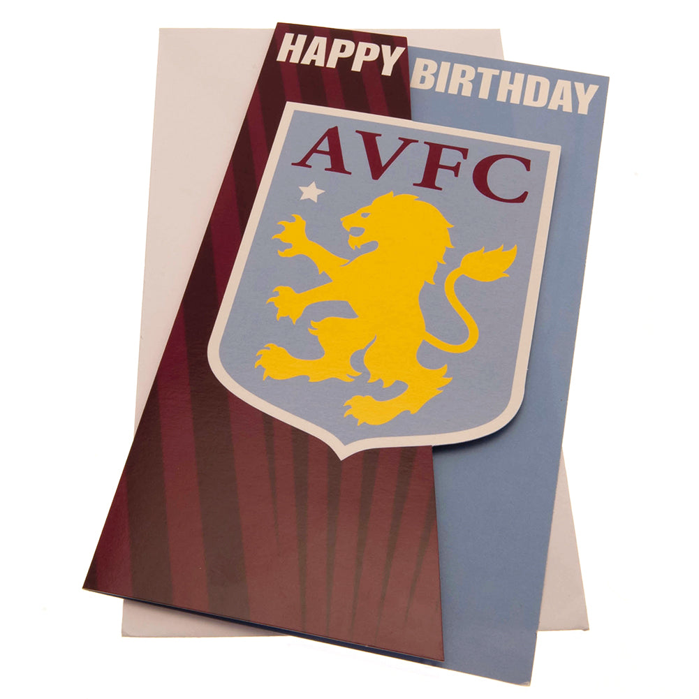 View Aston Villa FC Crest Birthday Card information