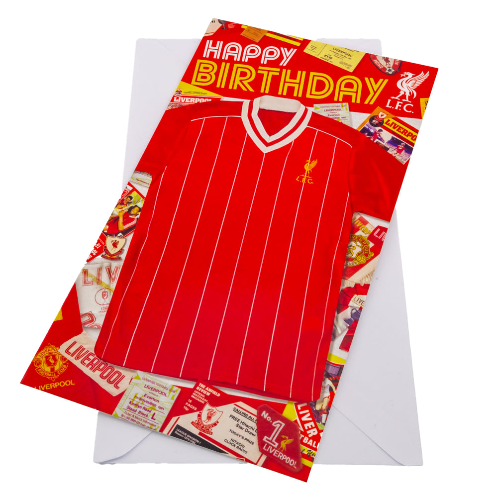 View Liverpool FC Birthday Card Retro information