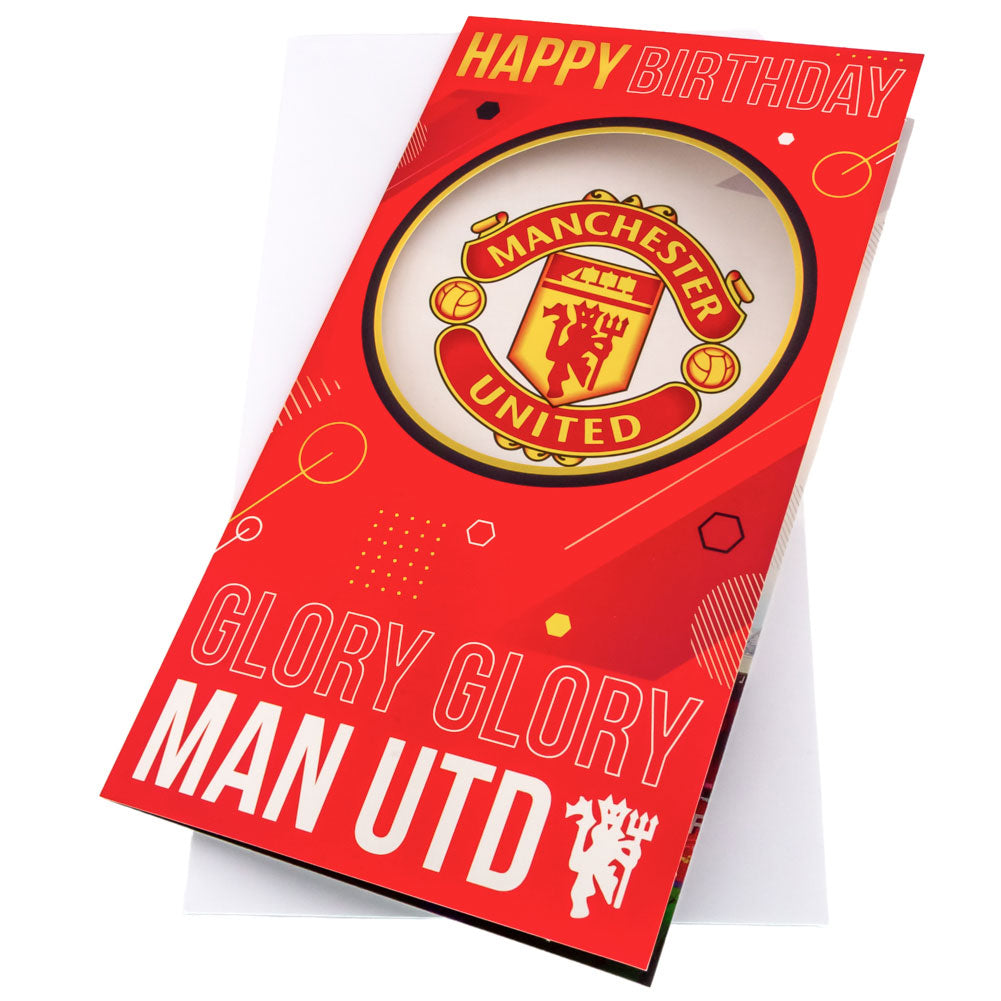 View Manchester United FC Glory Glory Birthday Card information