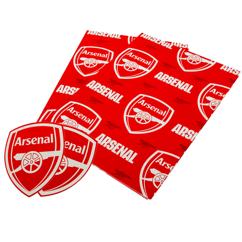 View Arsenal FC Text Gift Wrap information