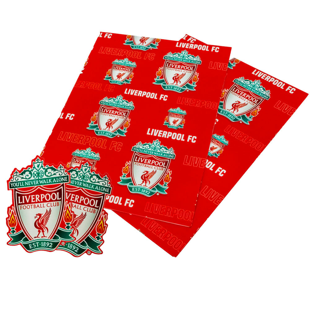 View Liverpool FC Text Gift Wrap information