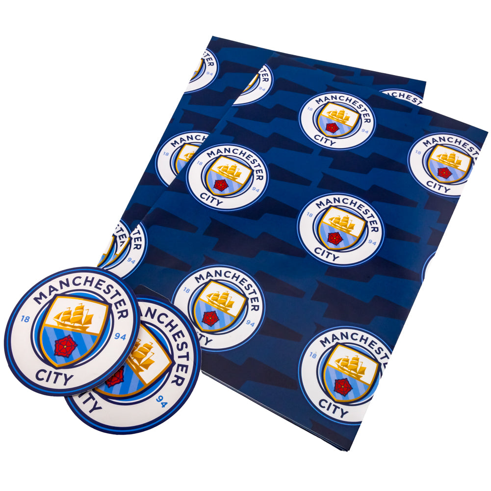 View Manchester City FC Text Gift Wrap information