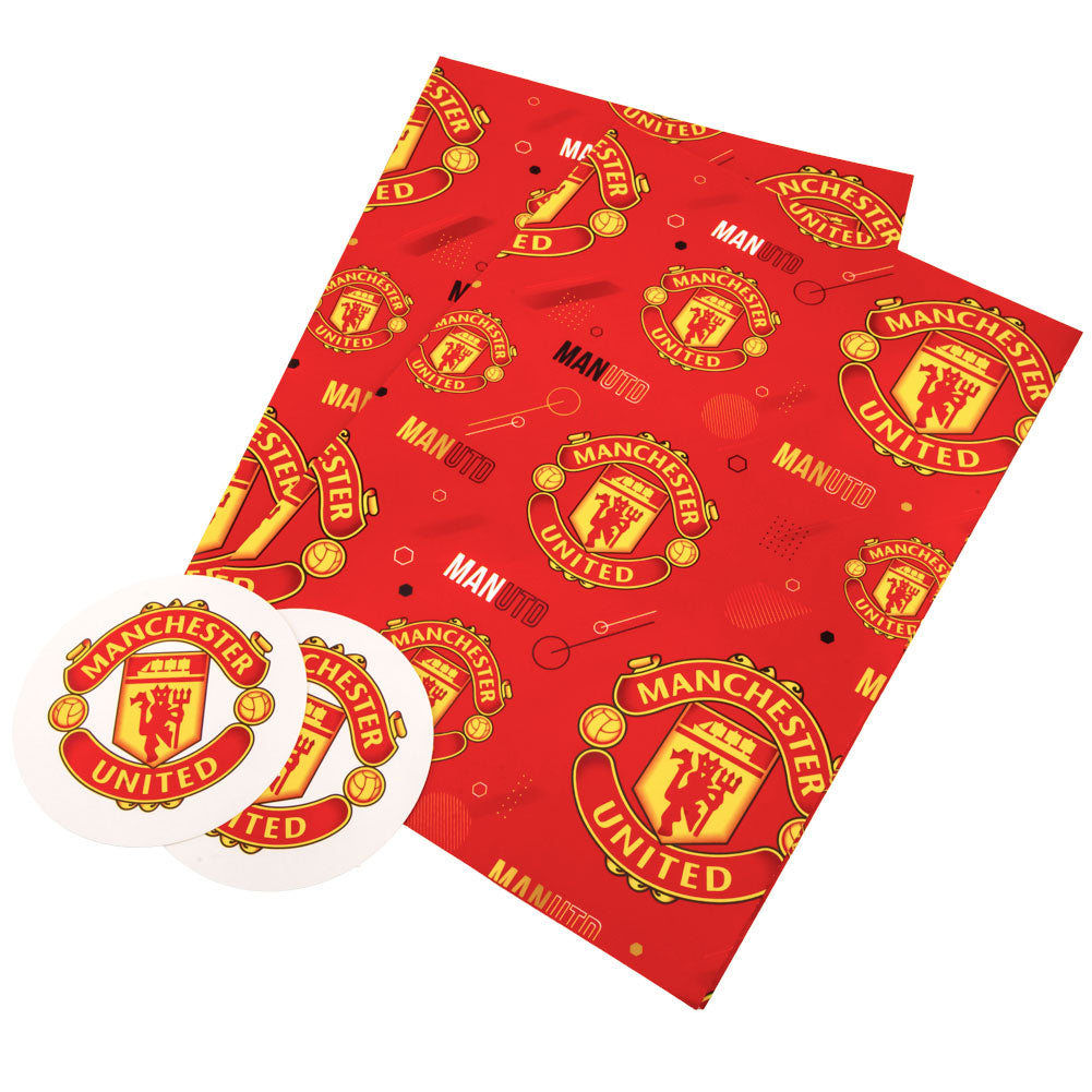 View Manchester United FC Text Gift Wrap information