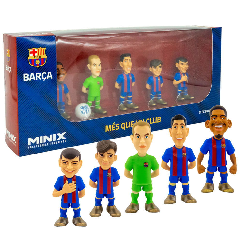 View FC Barcelona MINIX Figures 7cm 5pk information