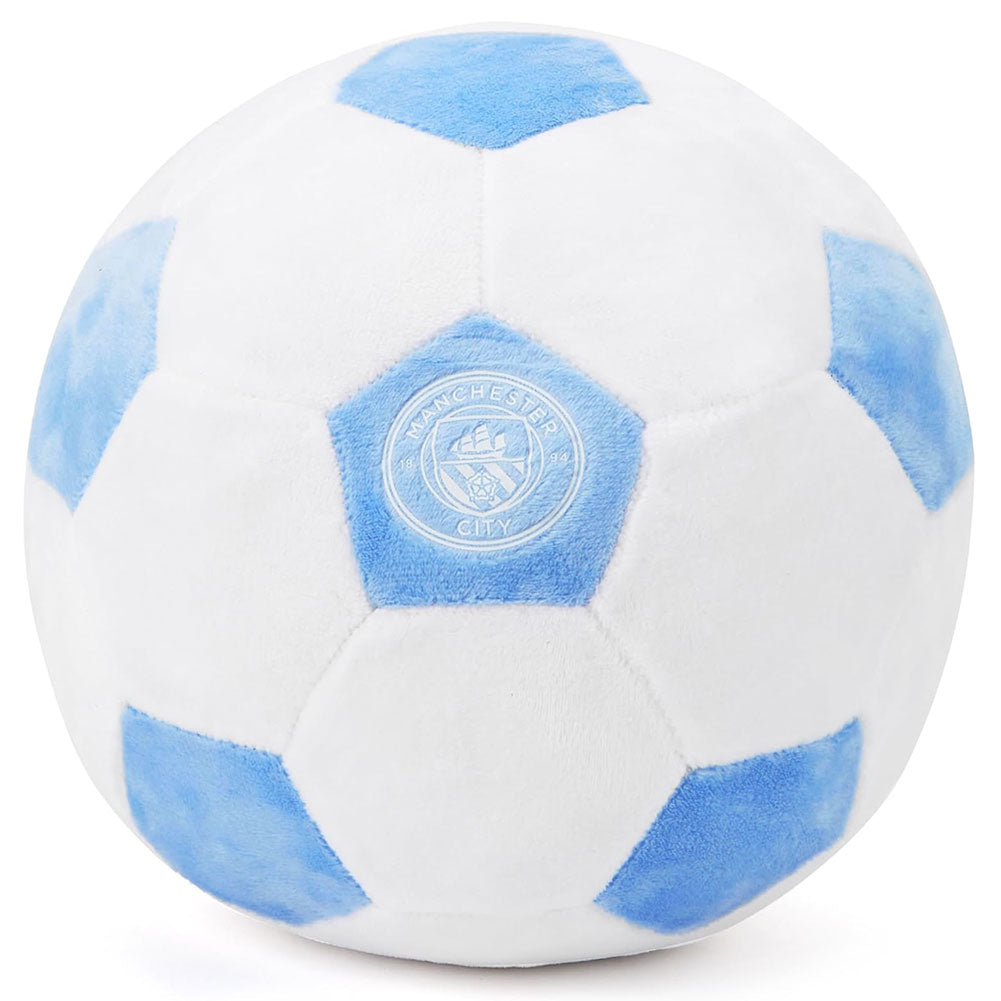 View Manchester City FC Plush Football information