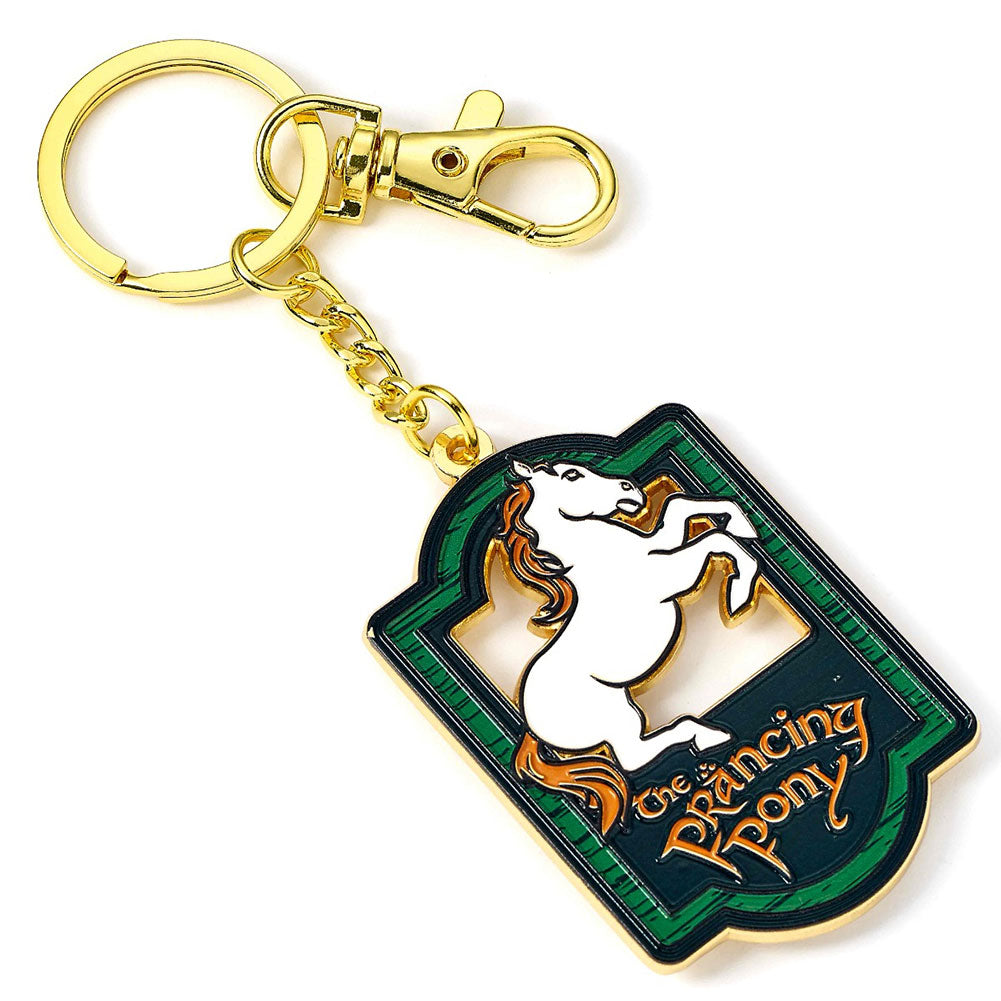 View The Lord Of The Rings Charm Keyring Prancing Pony information