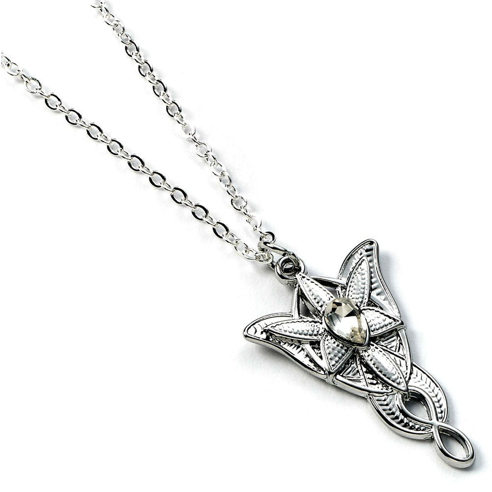 View The Lord Of The Rings Silver Plated Necklace Evenstar information