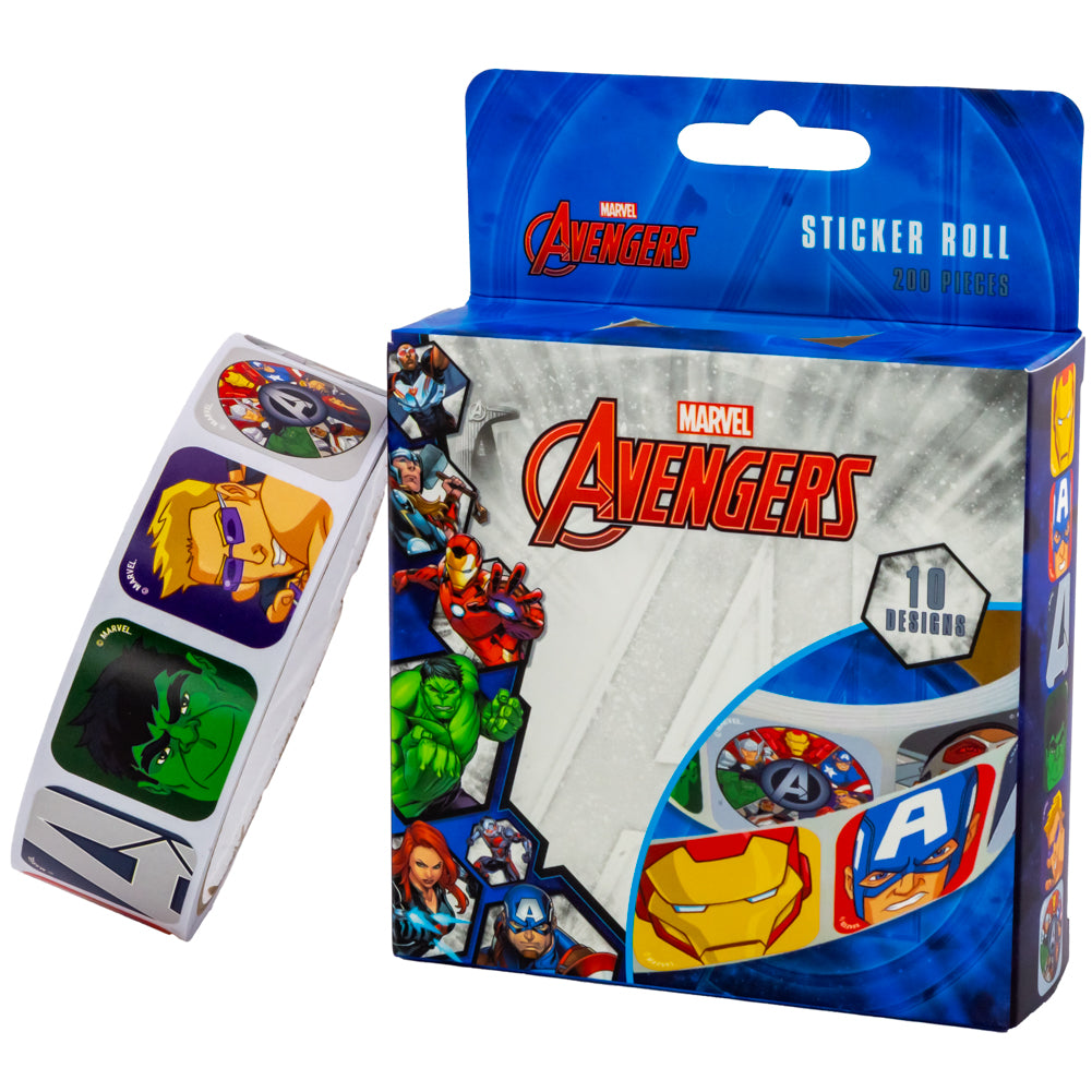 View Avengers 200pc Sticker Box information