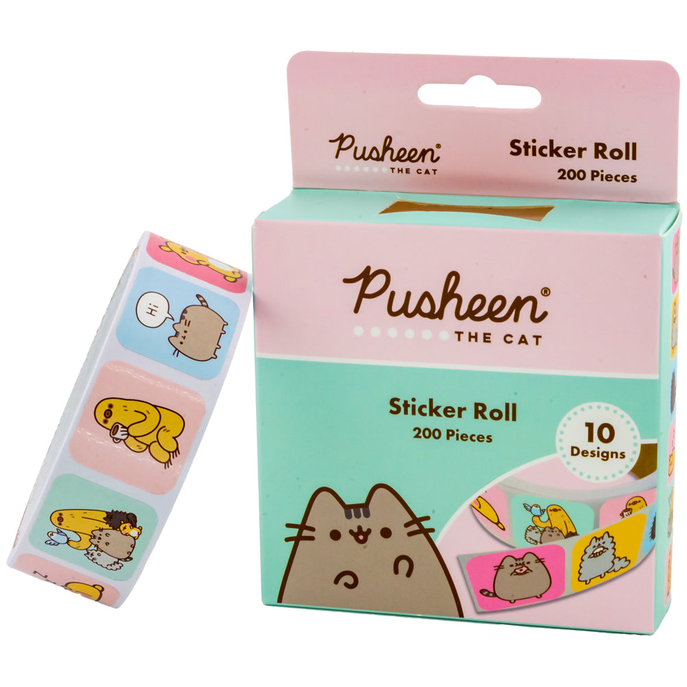 View Pusheen 200pc Sticker Box information
