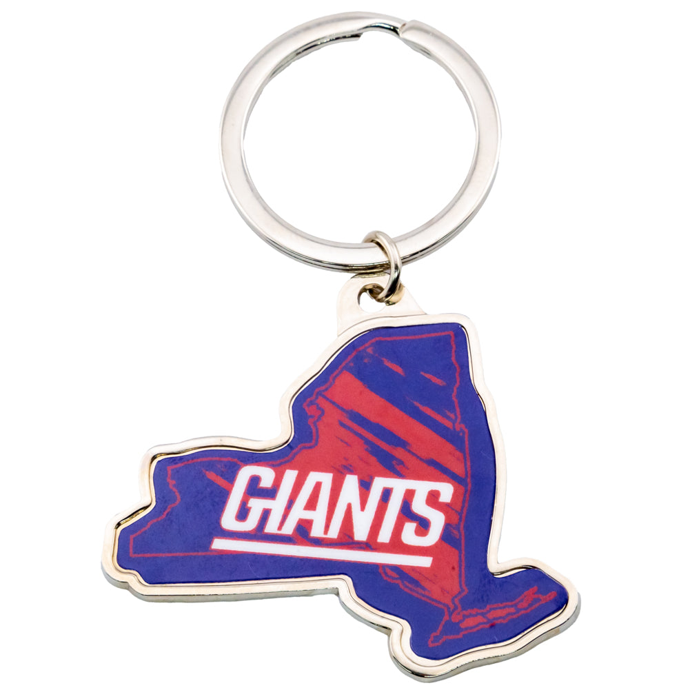 View New York Giants State Shape Keyring information