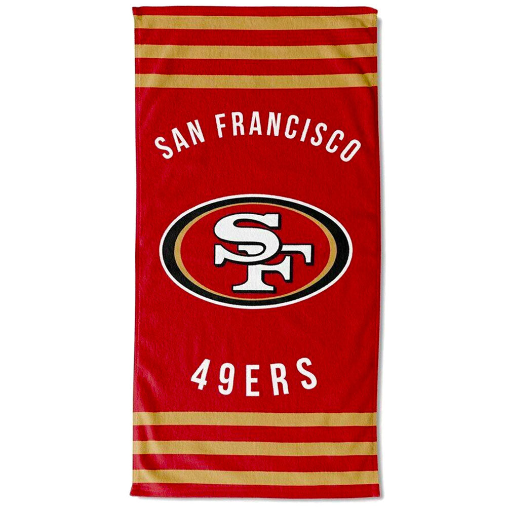 View San Francisco 49ers Stripe Towel information