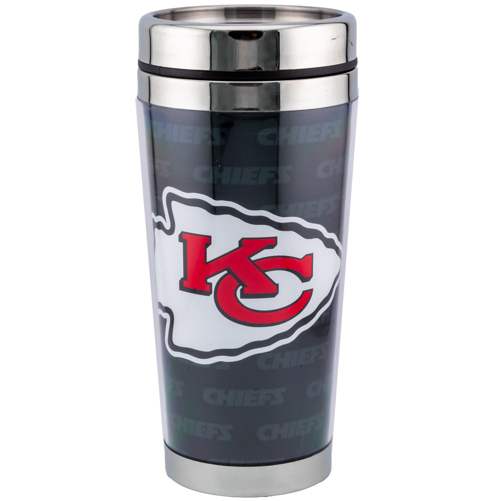 View Kansas City Chiefs Full Wrap Travel Mug information