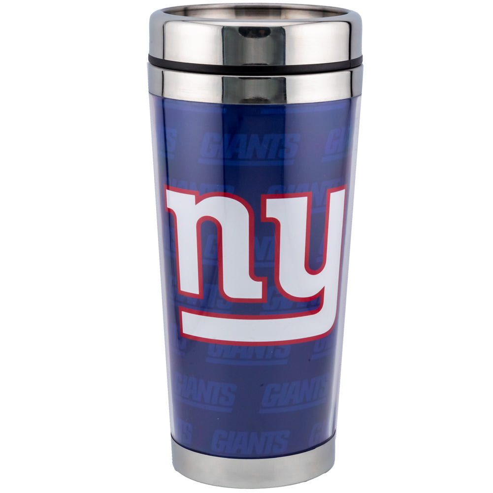 View New York Giants Full Wrap Travel Mug information