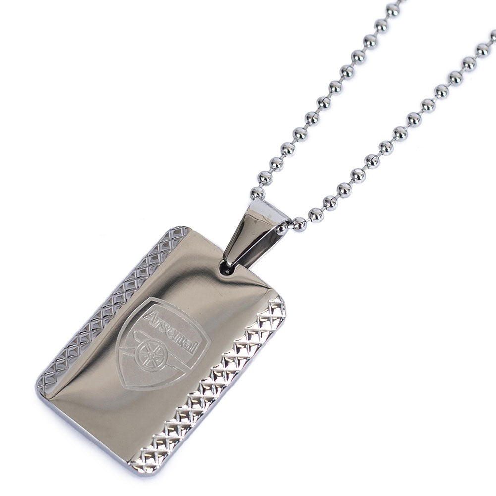 View Arsenal FC Patterned Dog Tag Chain information