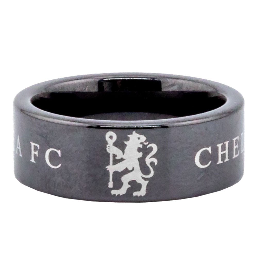 View Chelsea FC Black Ceramic Ring Small information