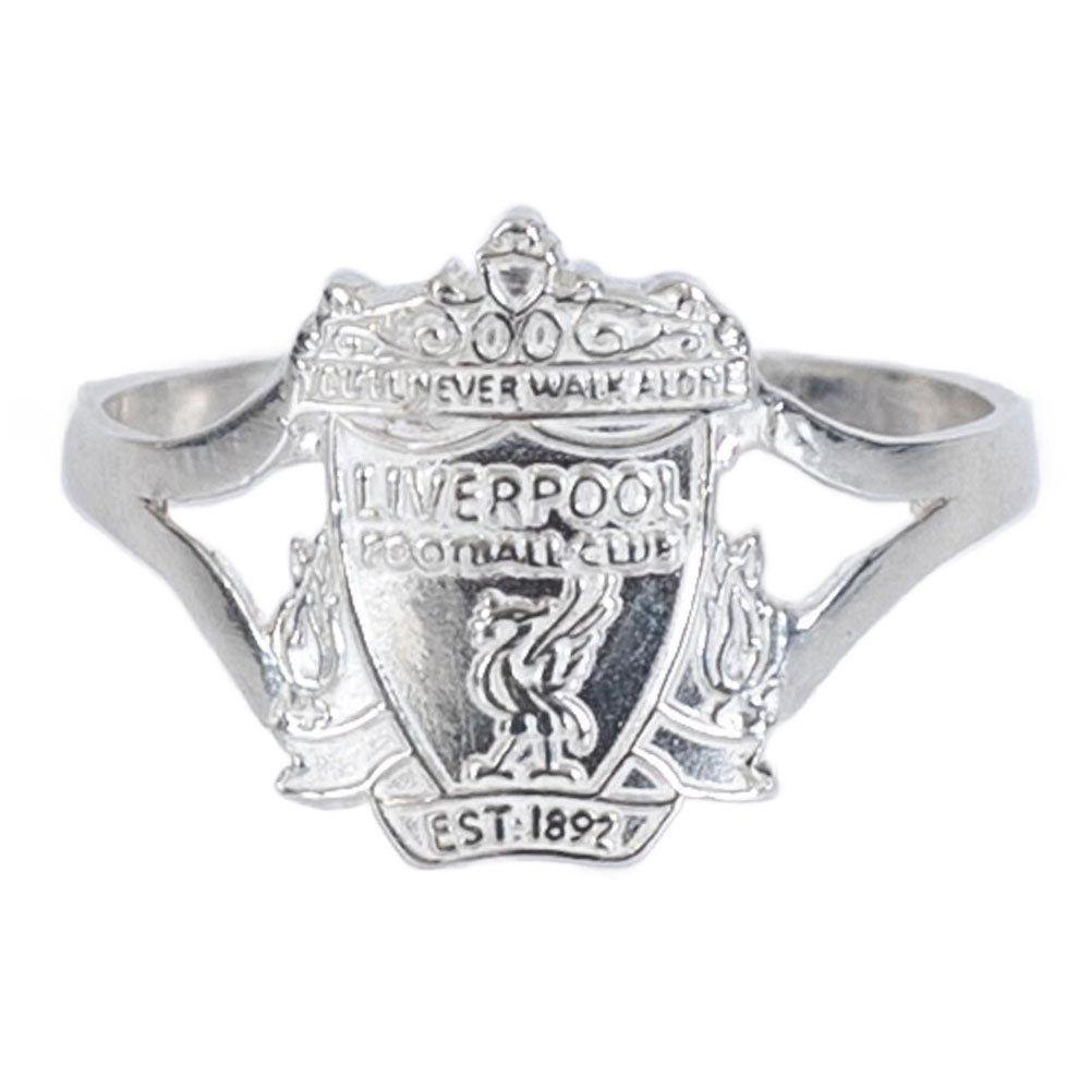 View Liverpool FC Sterling Silver Split Shank Ring Small information